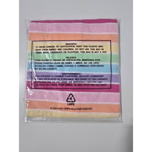 The Children's Place Girls Rainbow Striped Flutter Top Size XL 14 - Picture 3 of 4